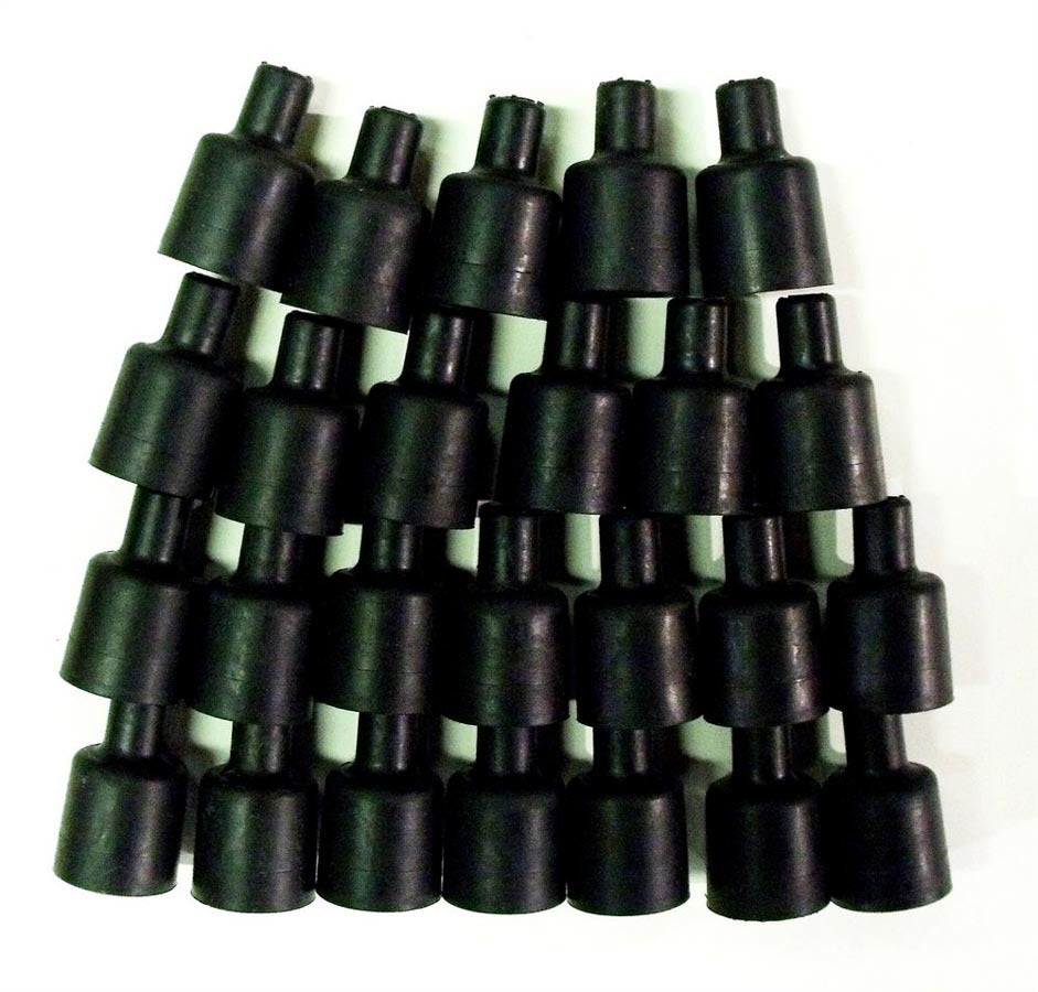 Taylor Cable 44076 Coil Wire Boot - 180-Deg 25pk - Black Taylor Cable 44076