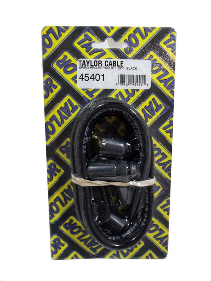 Taylor Cable 45401 Spiro-Pro 8mm Plug Wire Repair Kit 135 deg Black Taylor Cable 45401