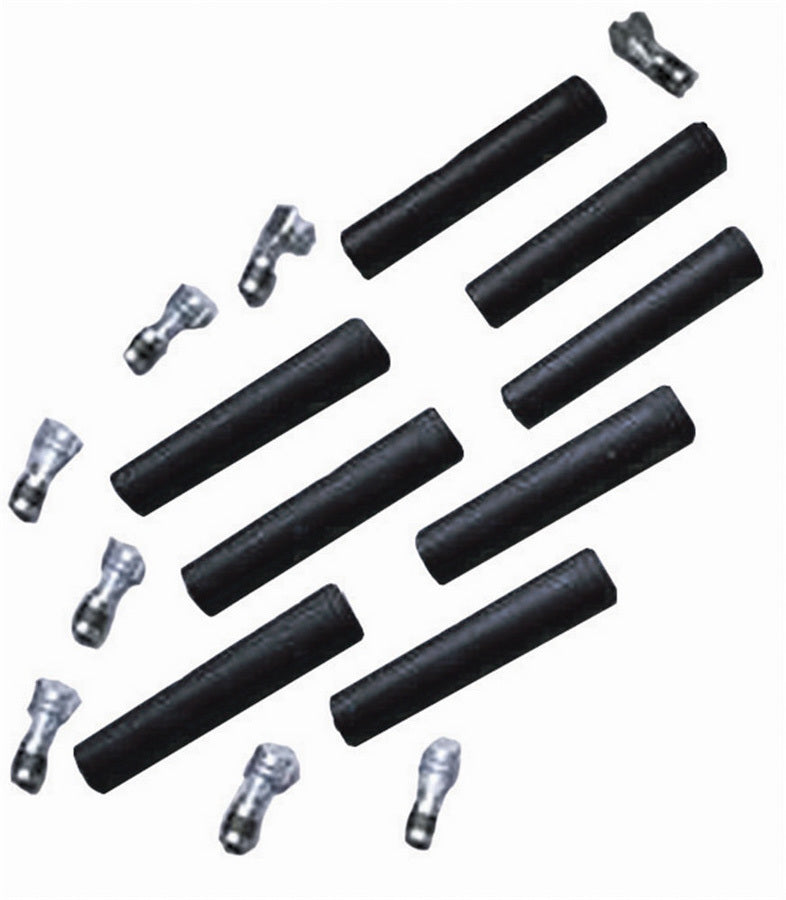 Taylor Cable 46003 Straight Spark Plug Boot & Terminal Kit - Black Taylor Cable 46003