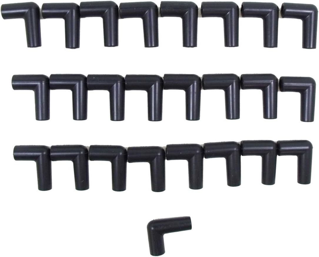 Taylor Cable 46201 Spark Plug Boots (25pk) 90-Degree  Black Taylor Cable 46201