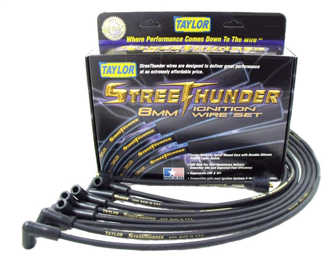Taylor Cable 53010 Spark Plug Wire Set - GM 3.8L V6 98-06 Taylor Cable 53010
