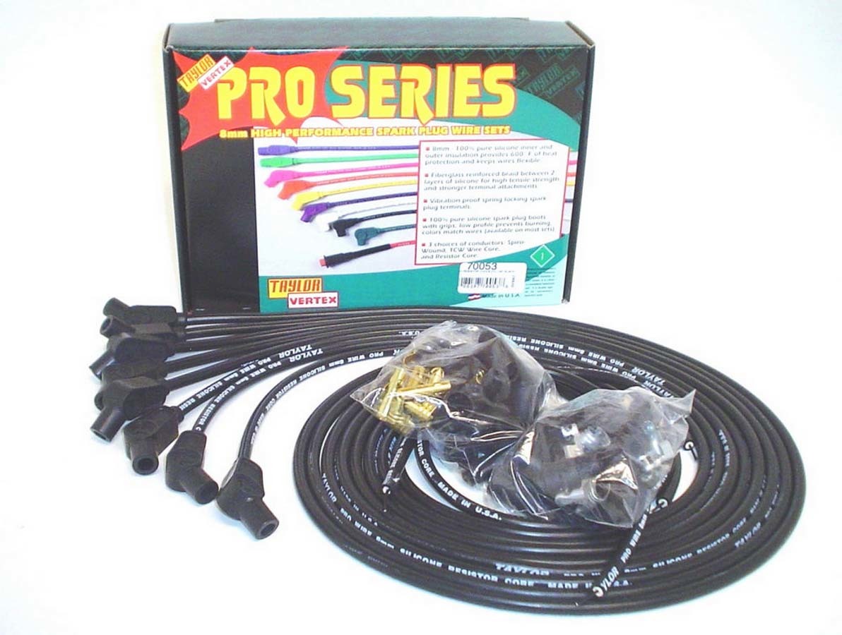 Taylor Cable 70053 8mm Black Pro Wire 135 D Taylor Cable 70053