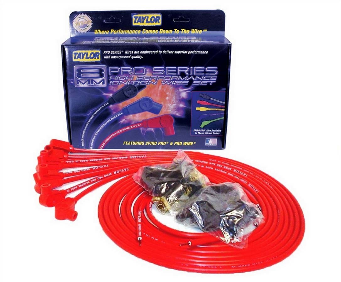 Taylor Cable 73251 8mm Red Spiro-Pro Wires Taylor Cable 73251