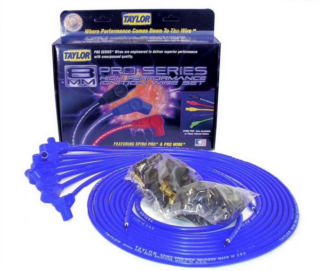 Taylor Cable 73651 8mm Blue Spiro-Pro Wires Taylor Cable 73651