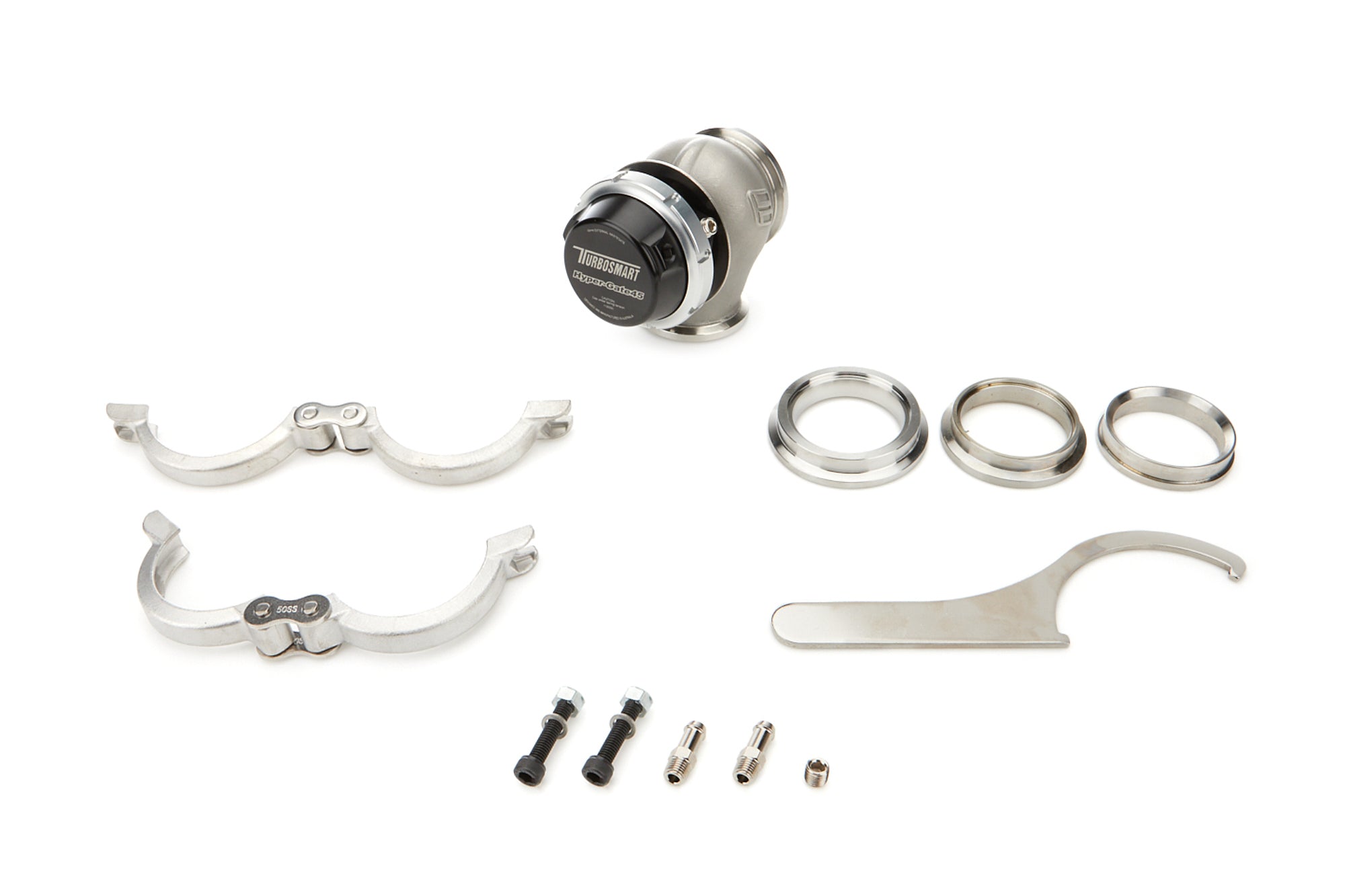 Turbosmart TS-0506-1002 WG45 Hypergate 45mm Ext Wastegate 7 PSI Black Turbosmart TS-0506-1002