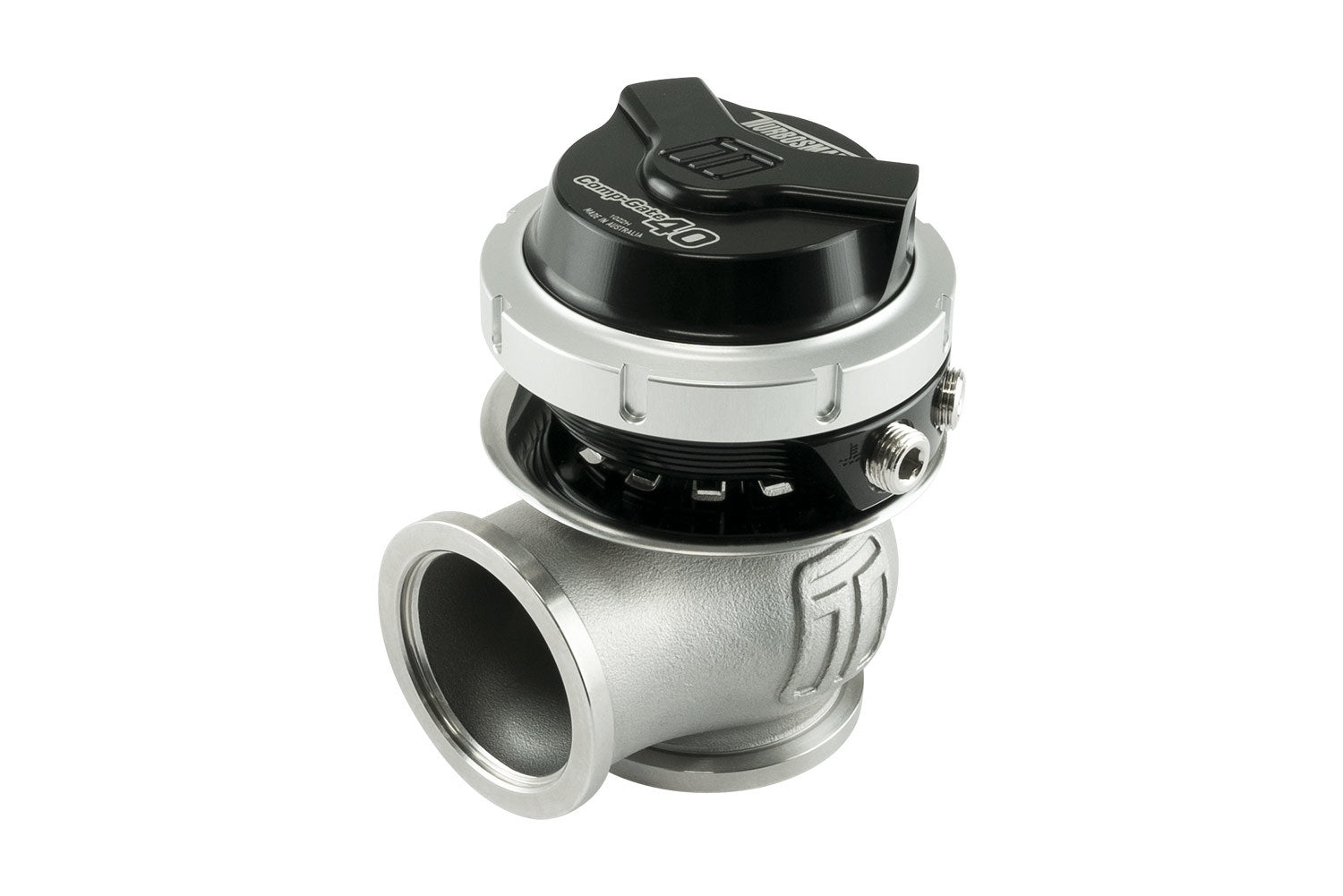 Turbosmart TS-0552-1002 WG40 GenV CompGate 40mm Wastegate 7 PSI Black Turbosmart TS-0552-1002