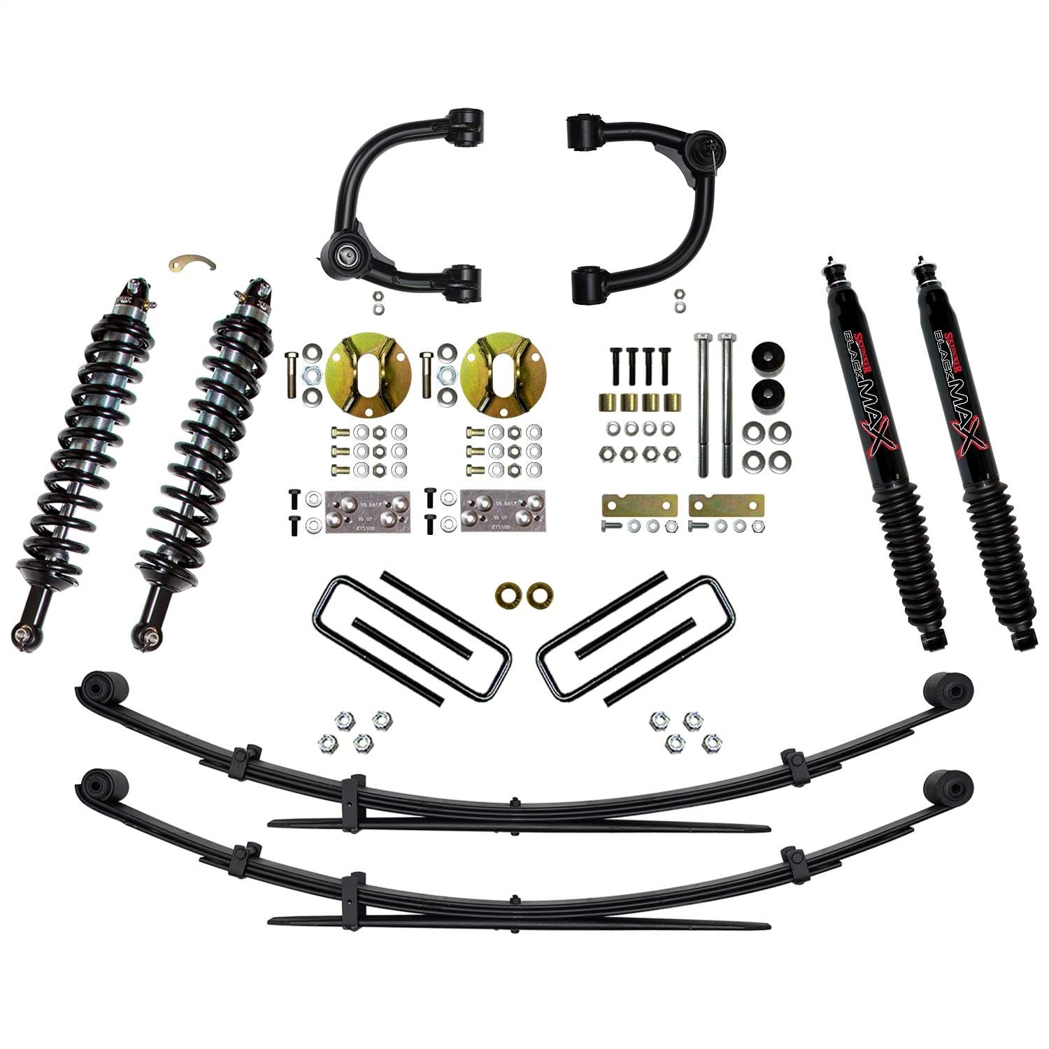 Skyjacker TC536UBKS 3 In. Coilover Lift System With Rear Black MAX 8500 Shocks. Skyjacker TC536UBKS