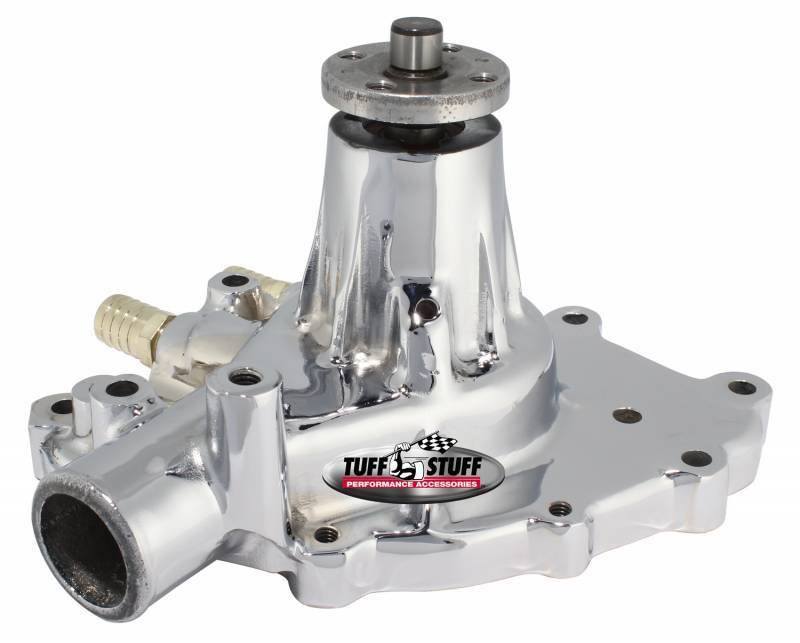 Tuff Stuff Performance Accessories 1432AA Ford Water Pump Pass Side Inlet Chrome Tuff Stuff Performance Accessories 1432AA