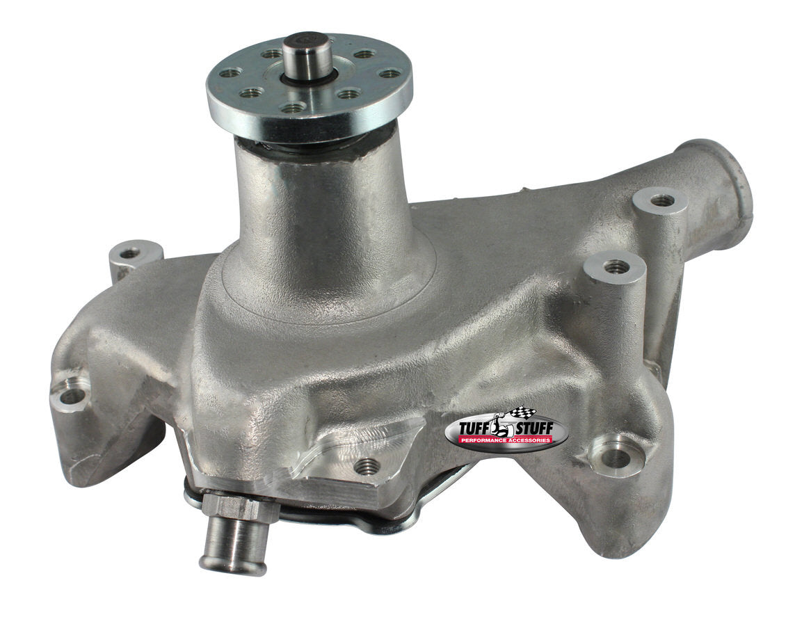 Tuff Stuff Performance Accessories 1511NC SBC Long Water Pump Platinum As Cast Tuff Stuff Performance Accessories 1511NC