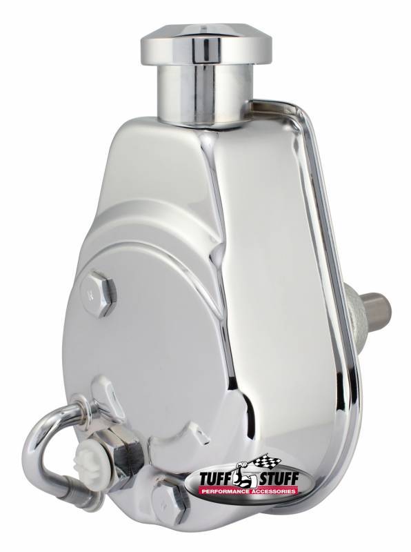 Tuff Stuff Performance Accessories 6189A GM Power Steering Pump Press fit shaft chrome Tuff Stuff Performance Accessories 6189A