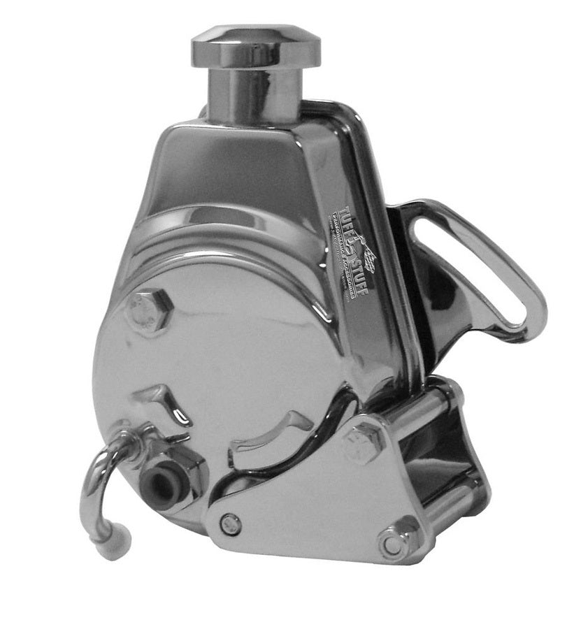Tuff Stuff Performance Accessories 6508A SBC Power Steering Brckt LWP Chrome Tuff Stuff Performance Accessories 6508A