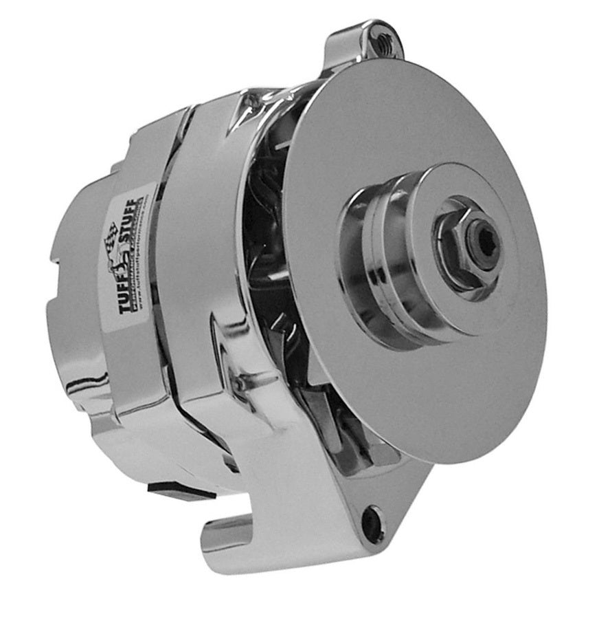 Tuff Stuff Performance Accessories 7068RD Ford Alternator Chrome 1 Wire 1 Groove Pulley Tuff Stuff Performance Accessories 7068RD