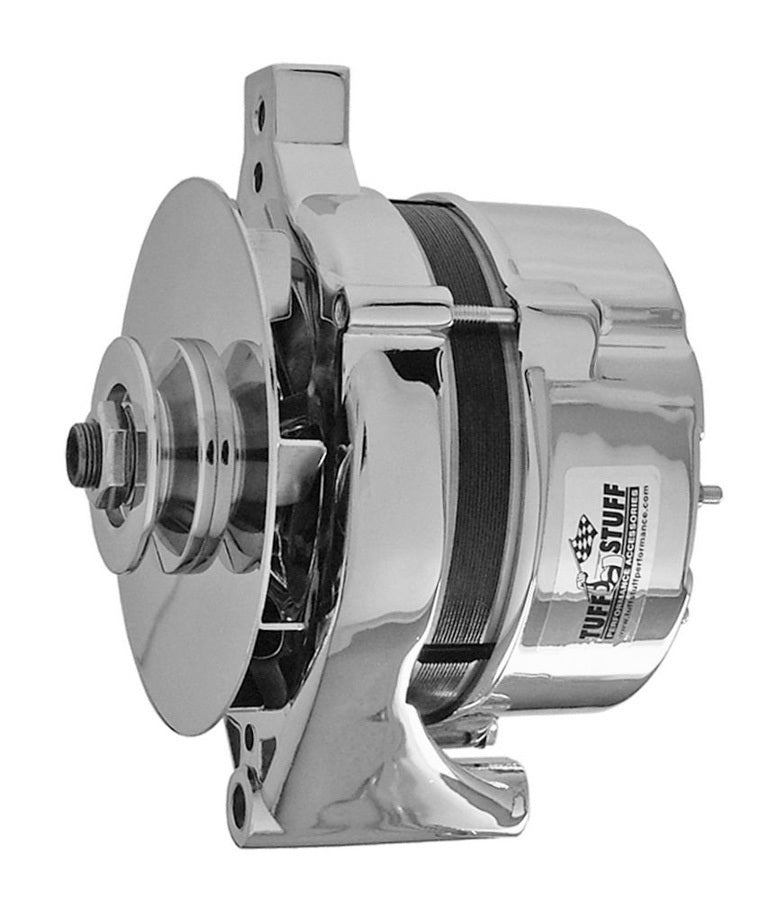 Tuff Stuff Performance Accessories 7078ND Ford Alt 100 Amp Chrome 1 Wire 1 Groove Pulley Tuff Stuff Performance Accessories 7078ND