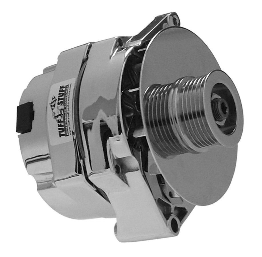Tuff Stuff Performance Accessories 7127NDP6G GM Alternator 100 Amp 1-Wire Polished 6 Groove Tuff Stuff Performance Accessories 7127NDP6G