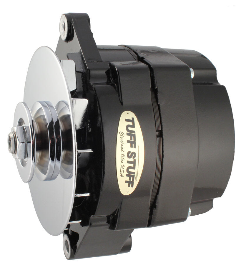 Tuff Stuff Performance Accessories 7127NKB12 GM Alternator 140 amp 1- Wire Black 12 Clocking Tuff Stuff Performance Accessories 7127NKB12