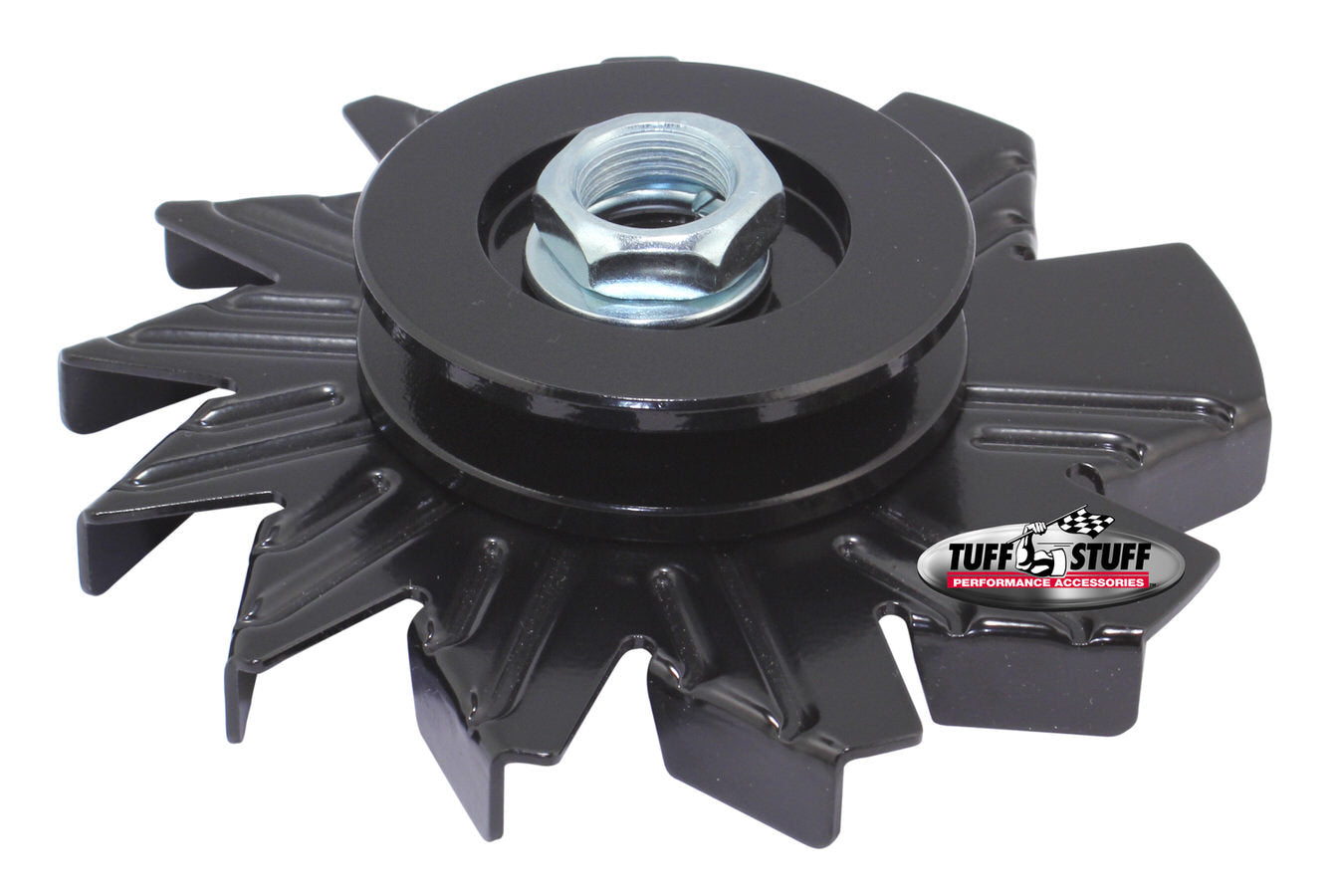 Tuff Stuff Performance Accessories 7600AB Alternator Stealth Black Fan and Pulley Combo Tuff Stuff Performance Accessories 7600AB
