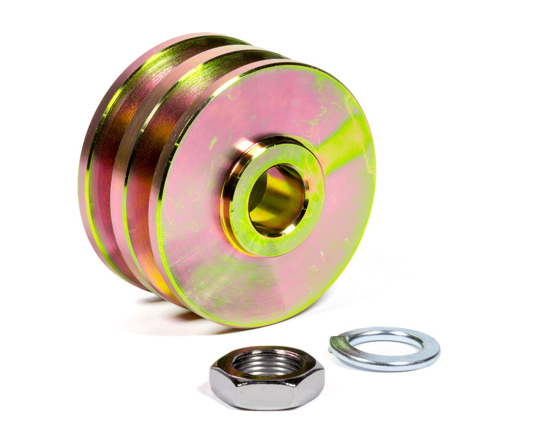 Tuff Stuff Performance Accessories 7610FD Alternator Gold Zinc Pulley Double V Tuff Stuff Performance Accessories 7610FD