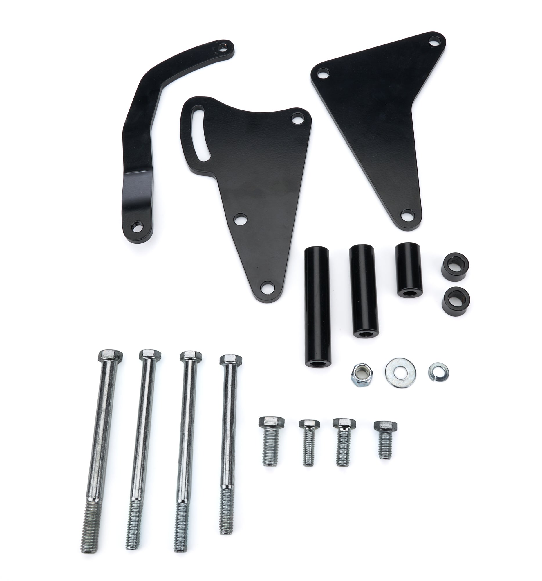 Tuff Stuff Performance Accessories 7670B Alternator Bracket BBC Long Water Pump Black Tuff Stuff Performance Accessories 7670B