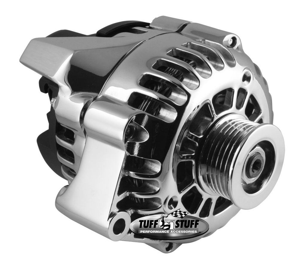Tuff Stuff Performance Accessories 8242NAP GM LS1 Alternator 125A Polished Aluminum Tuff Stuff Performance Accessories 8242NAP