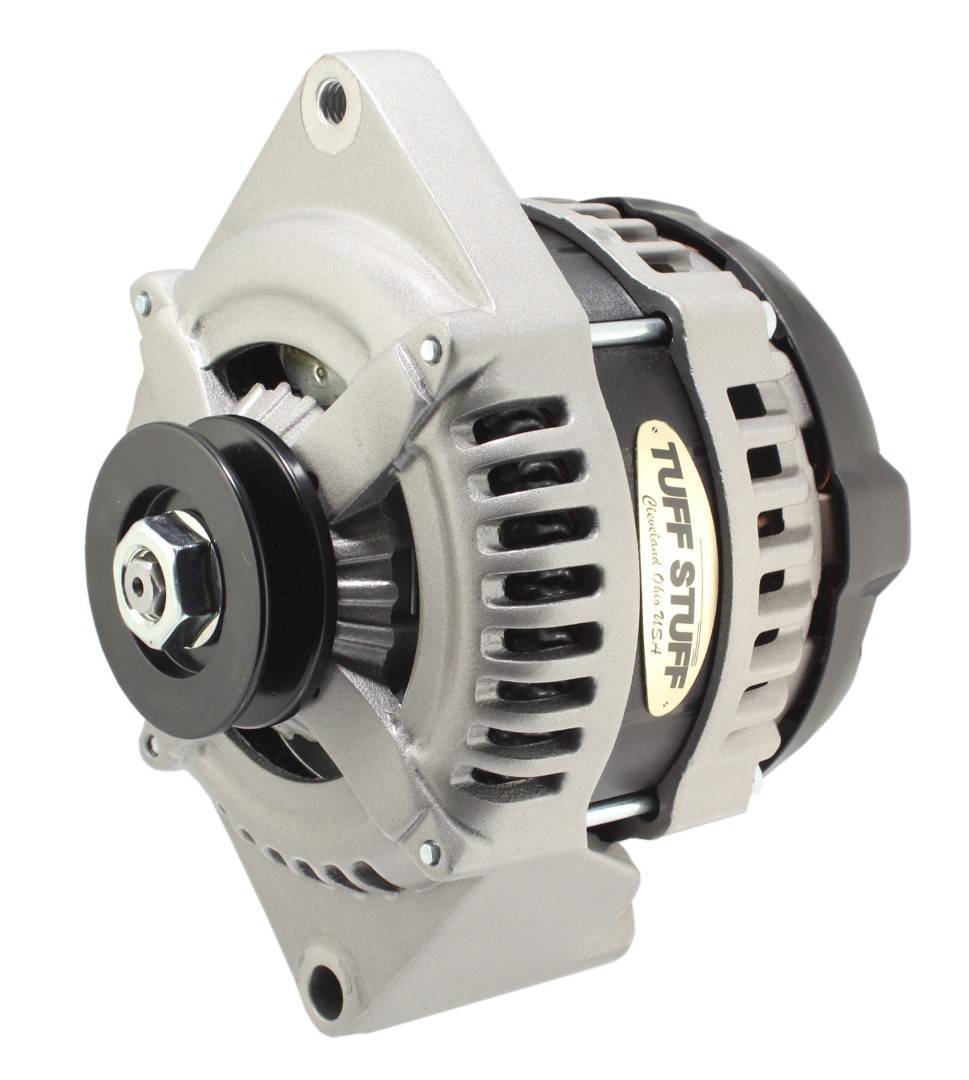 Tuff Stuff Performance Accessories 8441FC1G1W 225 MAX AMP Alternator 1 Groove 1 Wire Cast Tuff Stuff Performance Accessories 8441FC1G1W