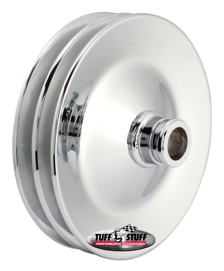 Tuff Stuff Performance Accessories 8486A Double V-Groove Power Steering Pump Pulley Tuff Stuff Performance Accessories 8486A