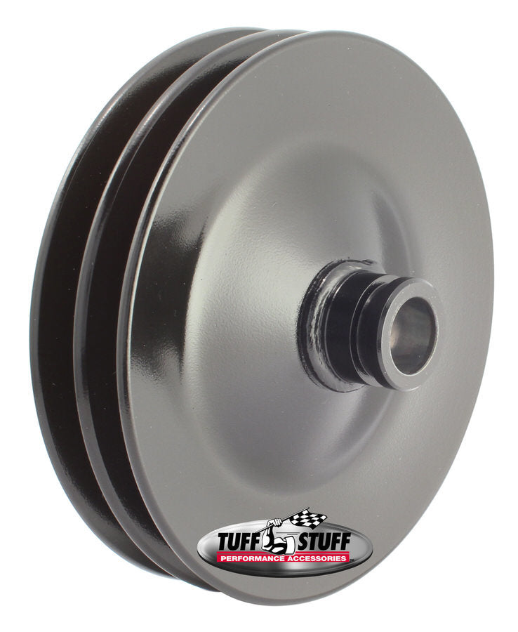 Tuff Stuff Performance Accessories 8486B Double V-Groove Power Steering Pump Pulley Tuff Stuff Performance Accessories 8486B