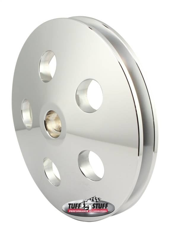 Tuff Stuff Performance Accessories 8492B V-Groove Power Steering Pulley Polished Tuff Stuff Performance Accessories 8492B