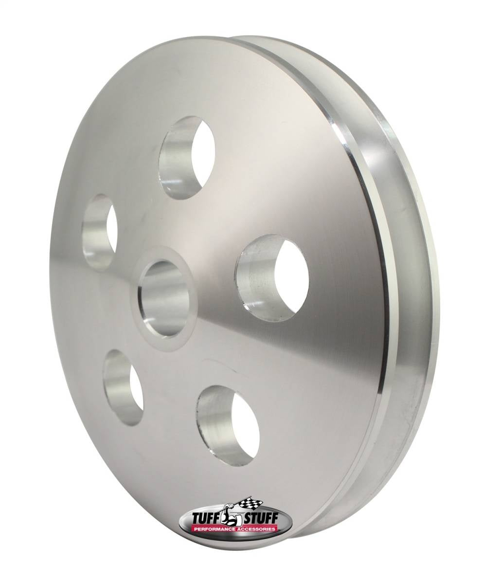 Tuff Stuff Performance Accessories 8492C V-Groove Power Steering Pulley Black Tuff Stuff Performance Accessories 8492C