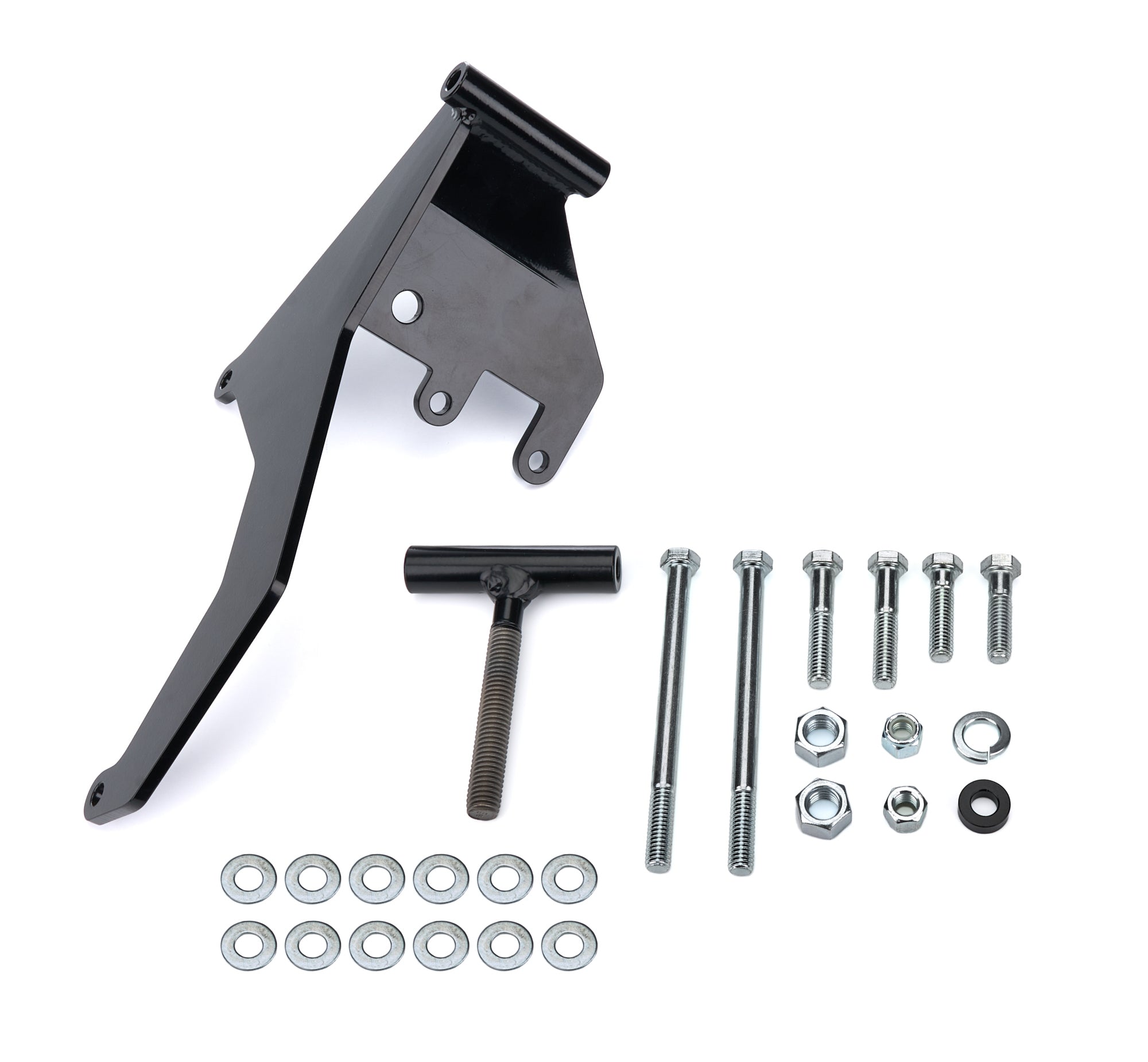 Tuff Stuff Performance Accessories 8493B A/C Compressor Bracket SBC Short Water Pump Blk Tuff Stuff Performance Accessories 8493B