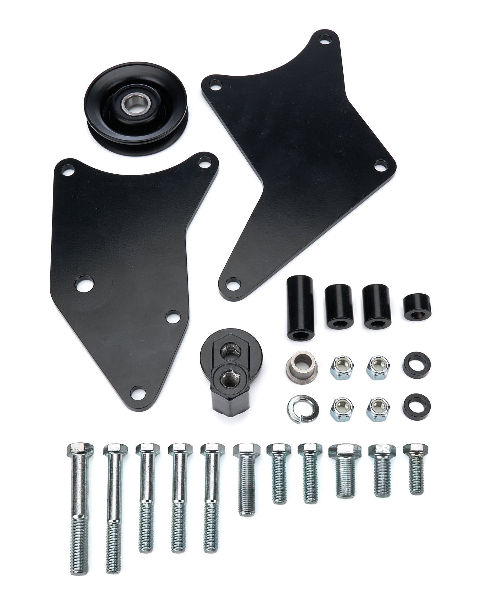 Tuff Stuff Performance Accessories 8495B A/C Compressor Bracket BBC Short Water Pump Blk Tuff Stuff Performance Accessories 8495B
