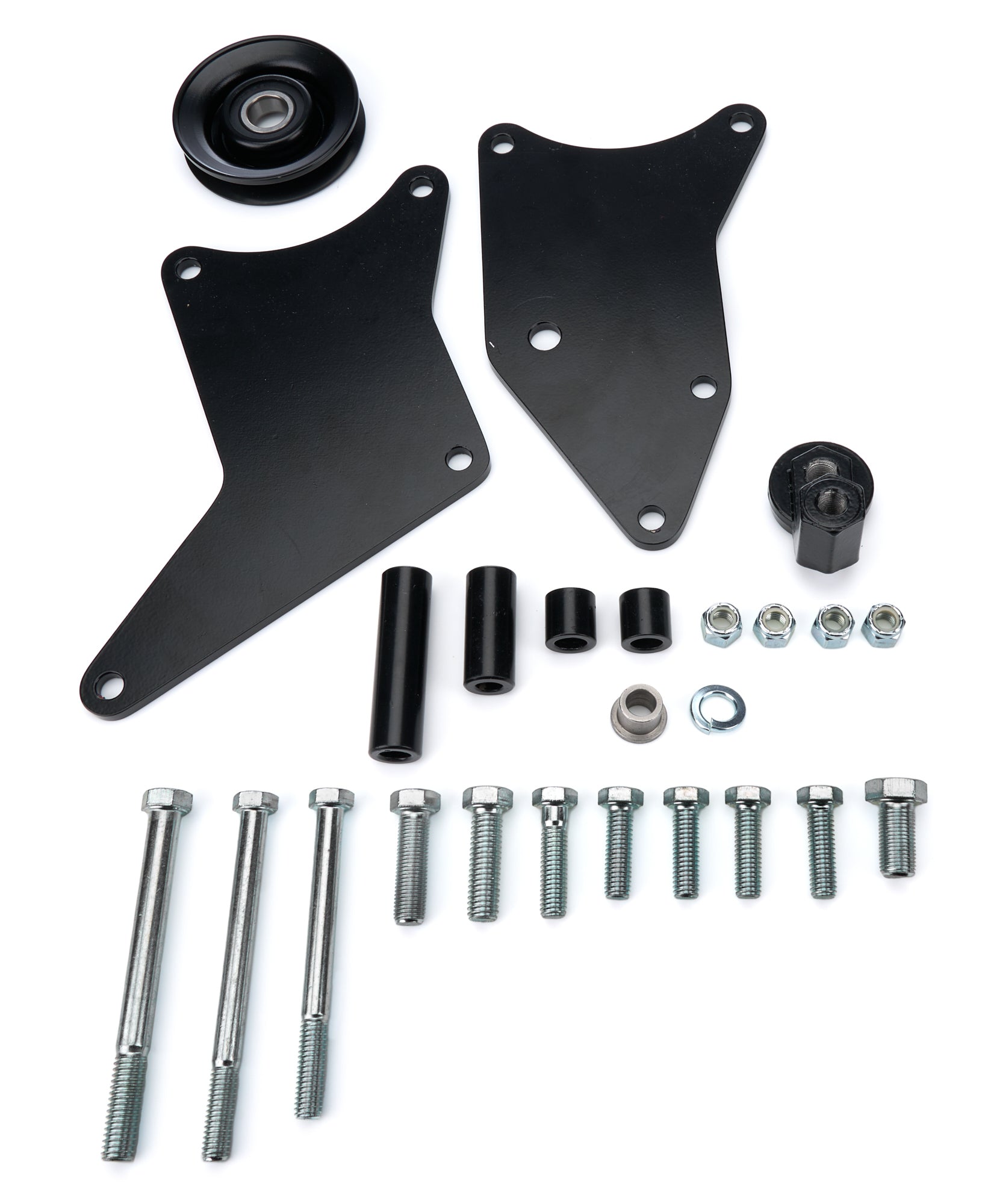 Tuff Stuff Performance Accessories 8496B A/C Compressor Bracket BBC Long Water Pump Blk Tuff Stuff Performance Accessories 8496B