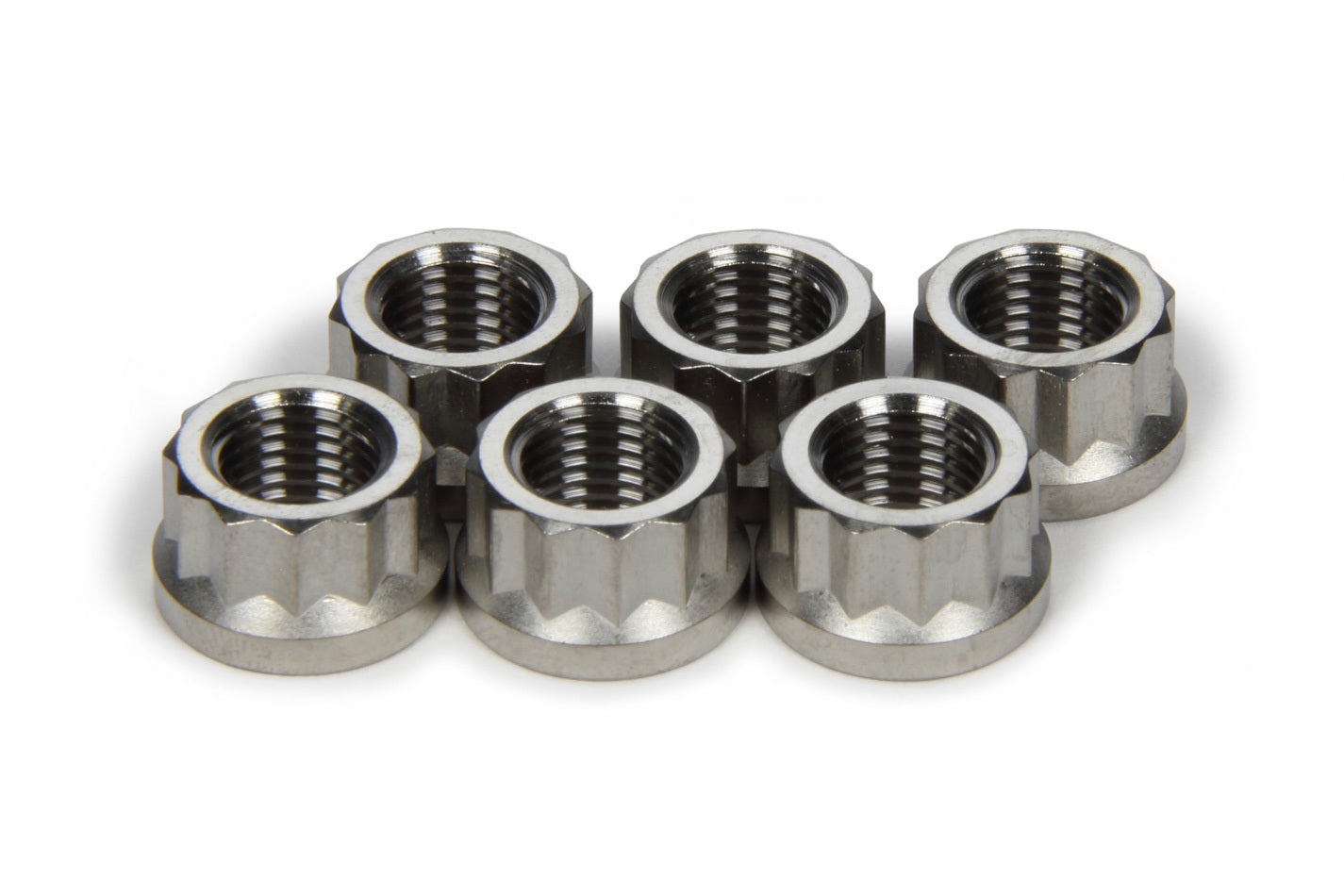 TI22 Performance TIP1054 Torque Tube Nut Set 6pcs Titanium 12pt TI22 Performance TIP1054