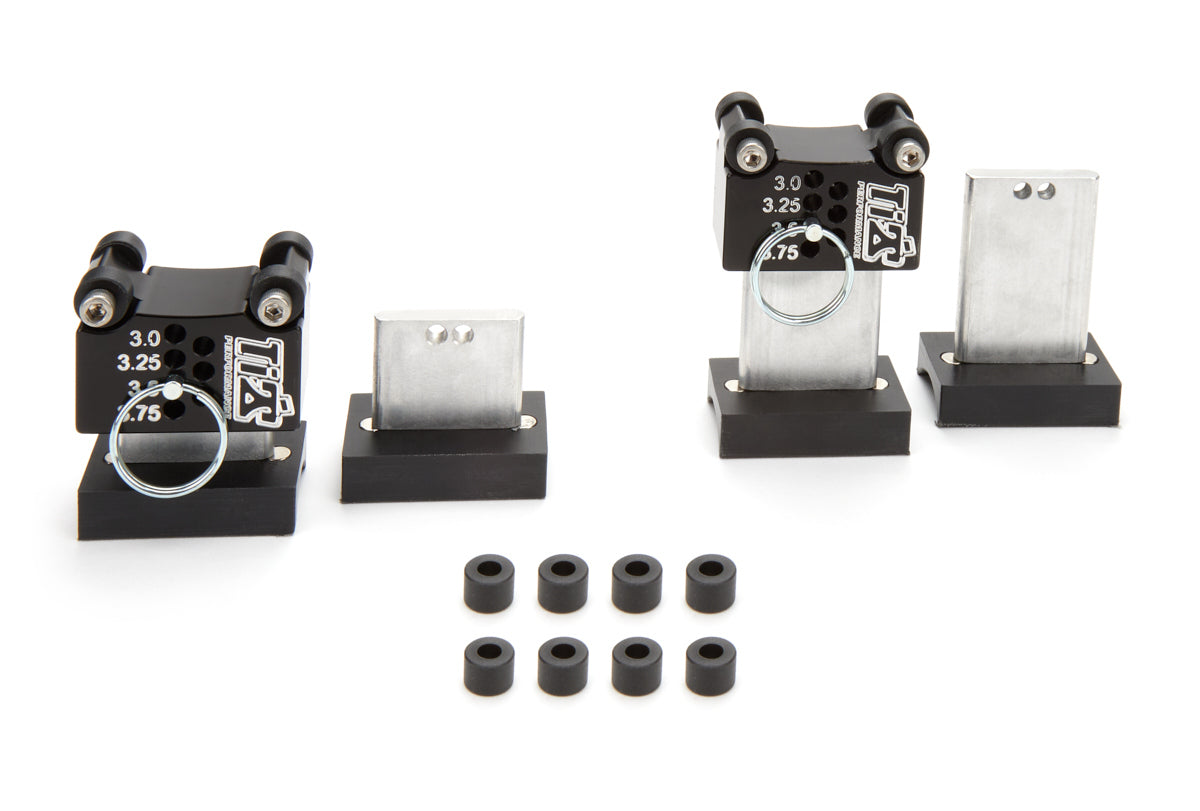 TI22 Performance TIP3680 Mini Sprint Set Up Blocks Rear Black TI22 Performance TIP3680