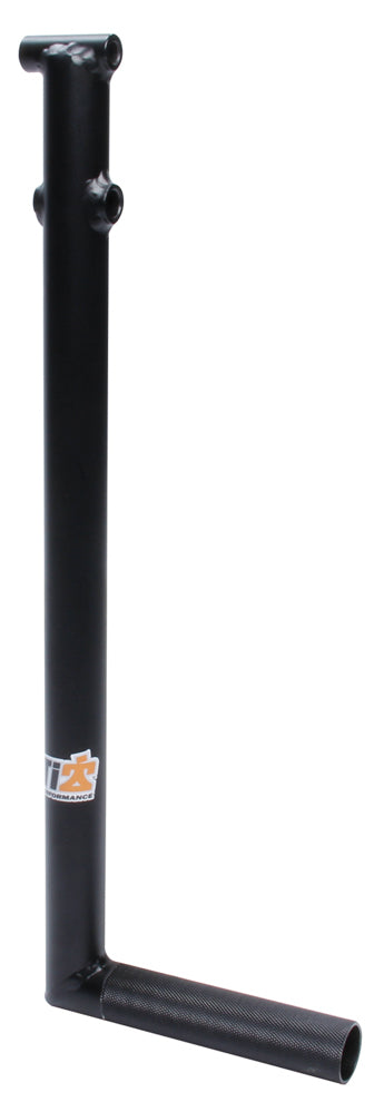 TI22 Performance TIP4001 Chromoly Brake Pedal 1in Raised Rail Black TI22 Performance TIP4001