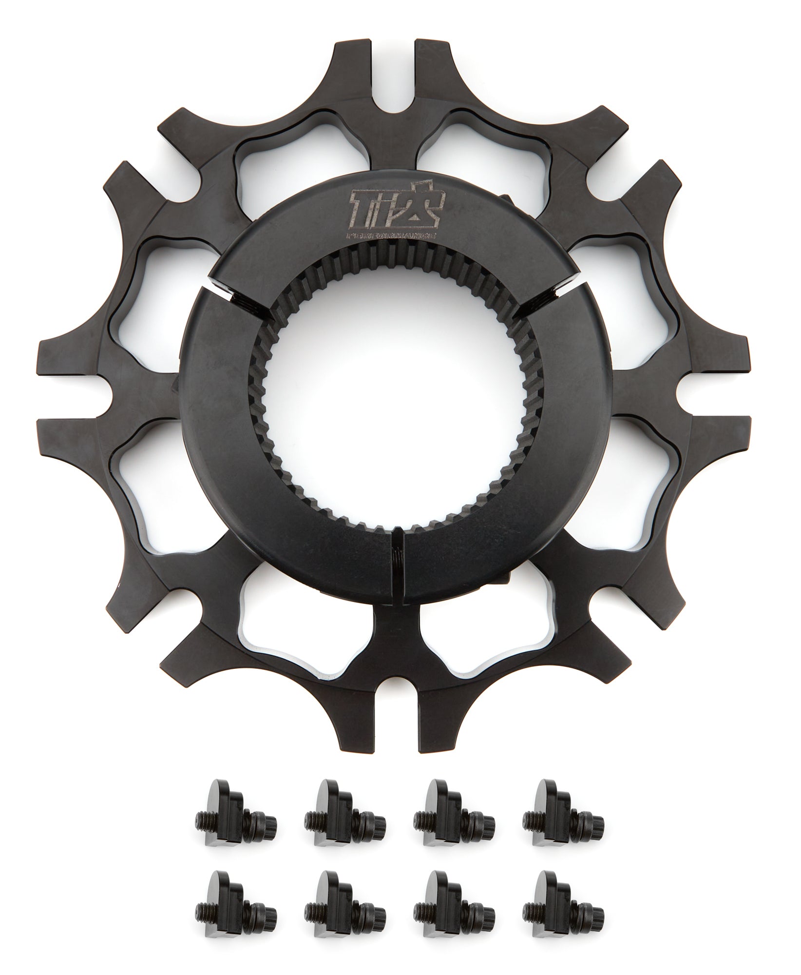 TI22 Performance TIP4025 Brake Rotor Hub Inboard Splined Black Aluminum TI22 Performance TIP4025