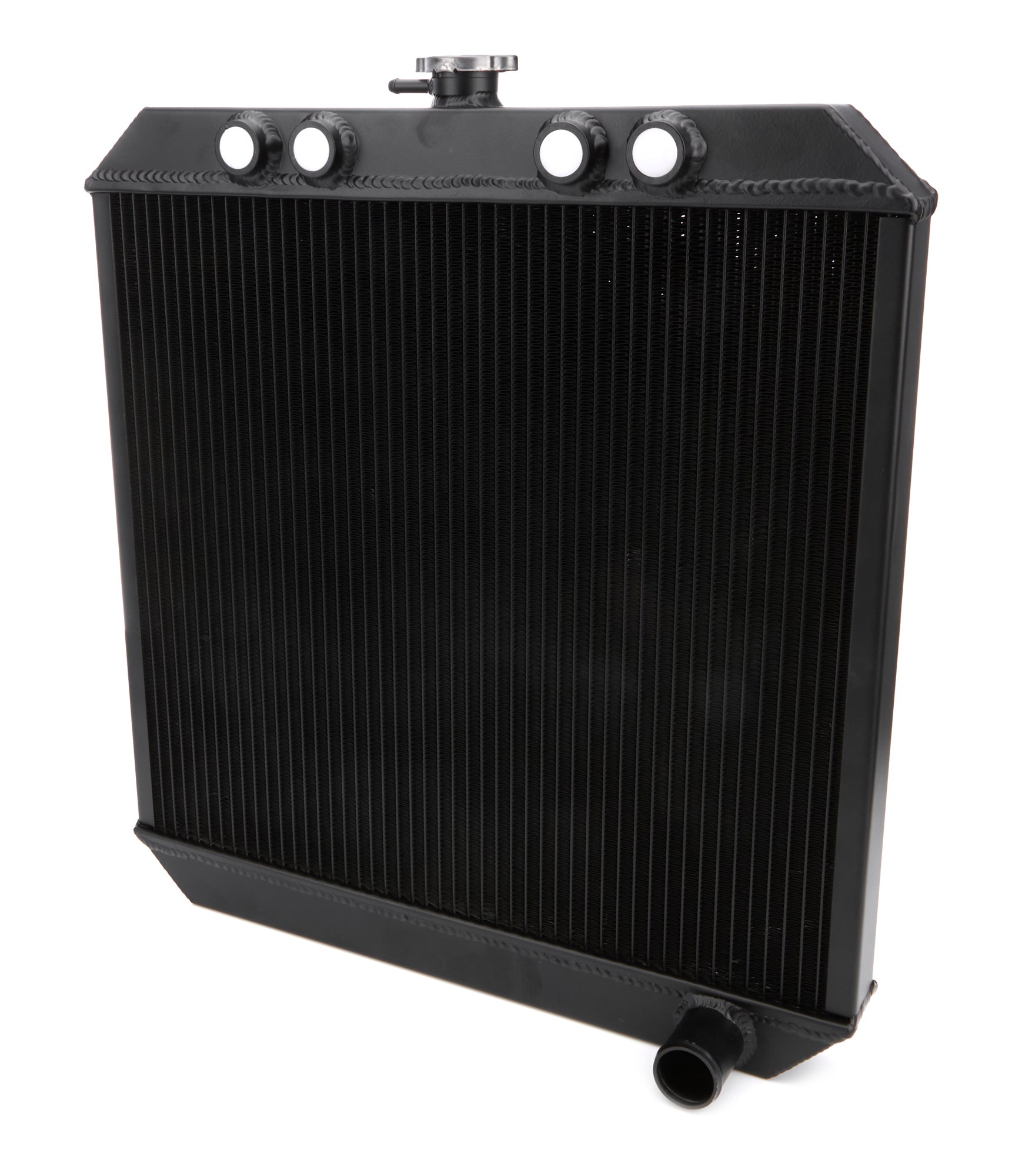 TI22 Performance TIP5200 Sprint Car Radiator Down Flow Black 4 -10 Inlet TI22 Performance TIP5200