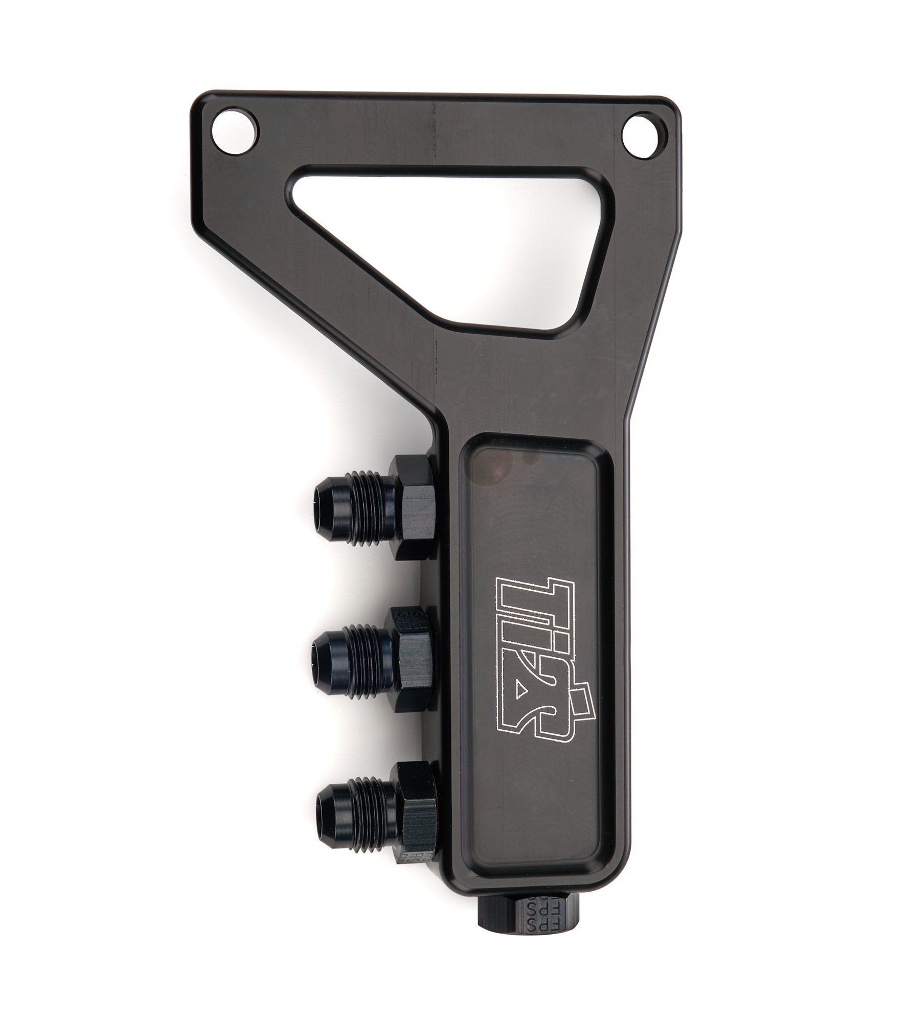 TI22 Performance TIP5590 Fuel Block four 6AN one 8AN w/Bracket TI22 Performance TIP5590