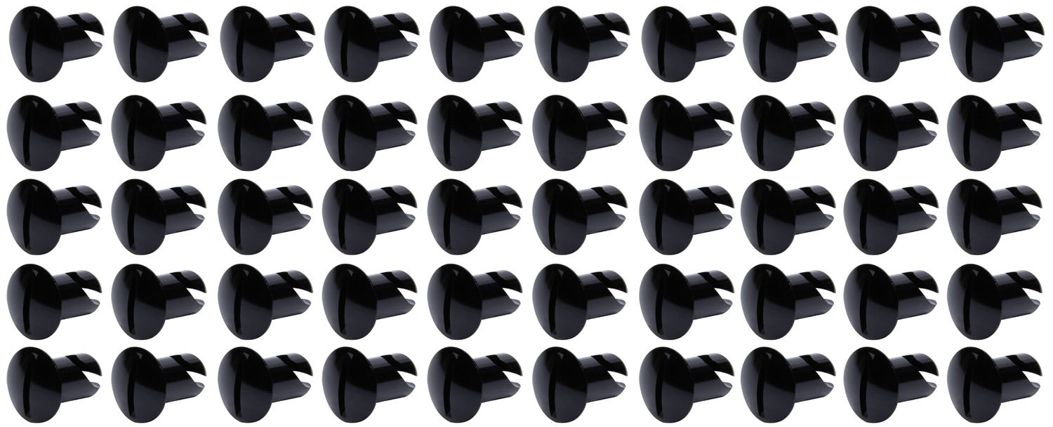 TI22 Performance TIP8102-50 Oval Head Dzus Buttons .500 Long 50 Pack Black TI22 Performance TIP8102-50