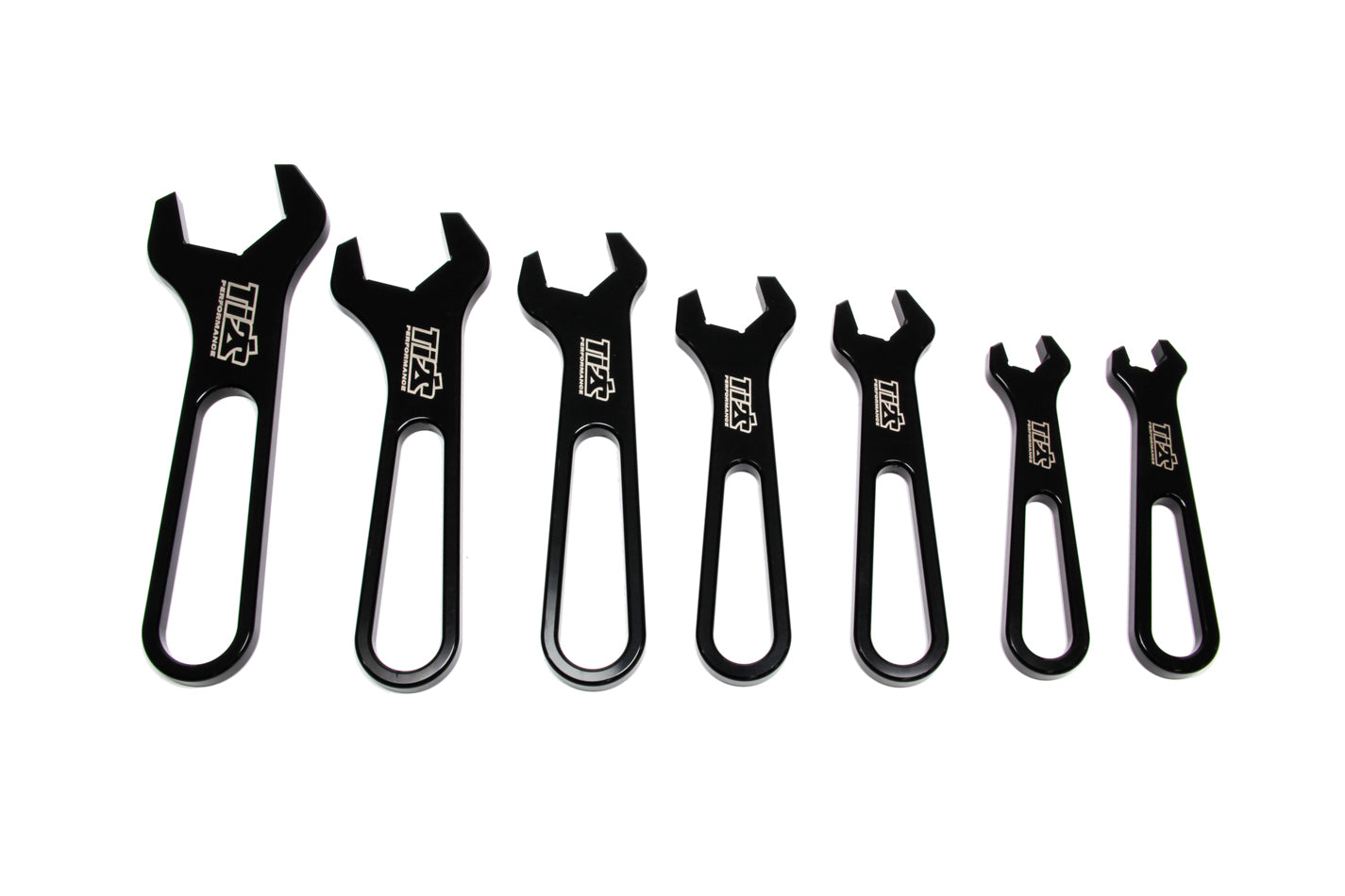 TI22 Performance TIP8530 AN Wrench Set Aluminum -3 Through -16 Black TI22 Performance TIP8530