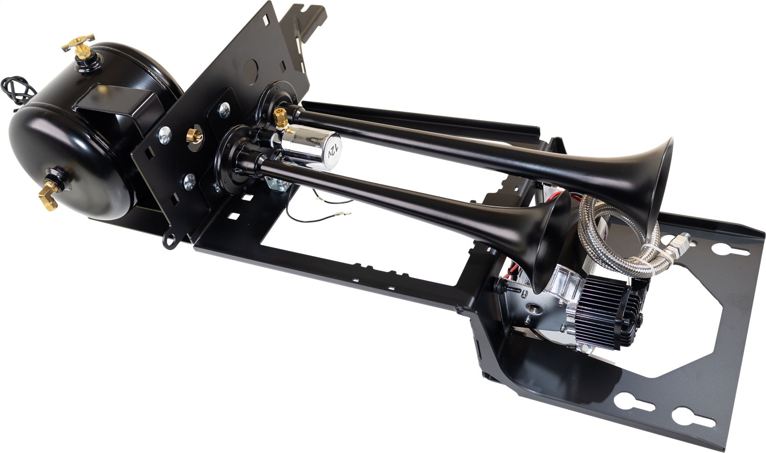 Kleinn Automotive Air Horns TJ102 Trail Blaster™ Air Horn Kit; Model 102 Dual air horn; 120 PSI Air System; Kleinn Automotive Air Horns TJ102