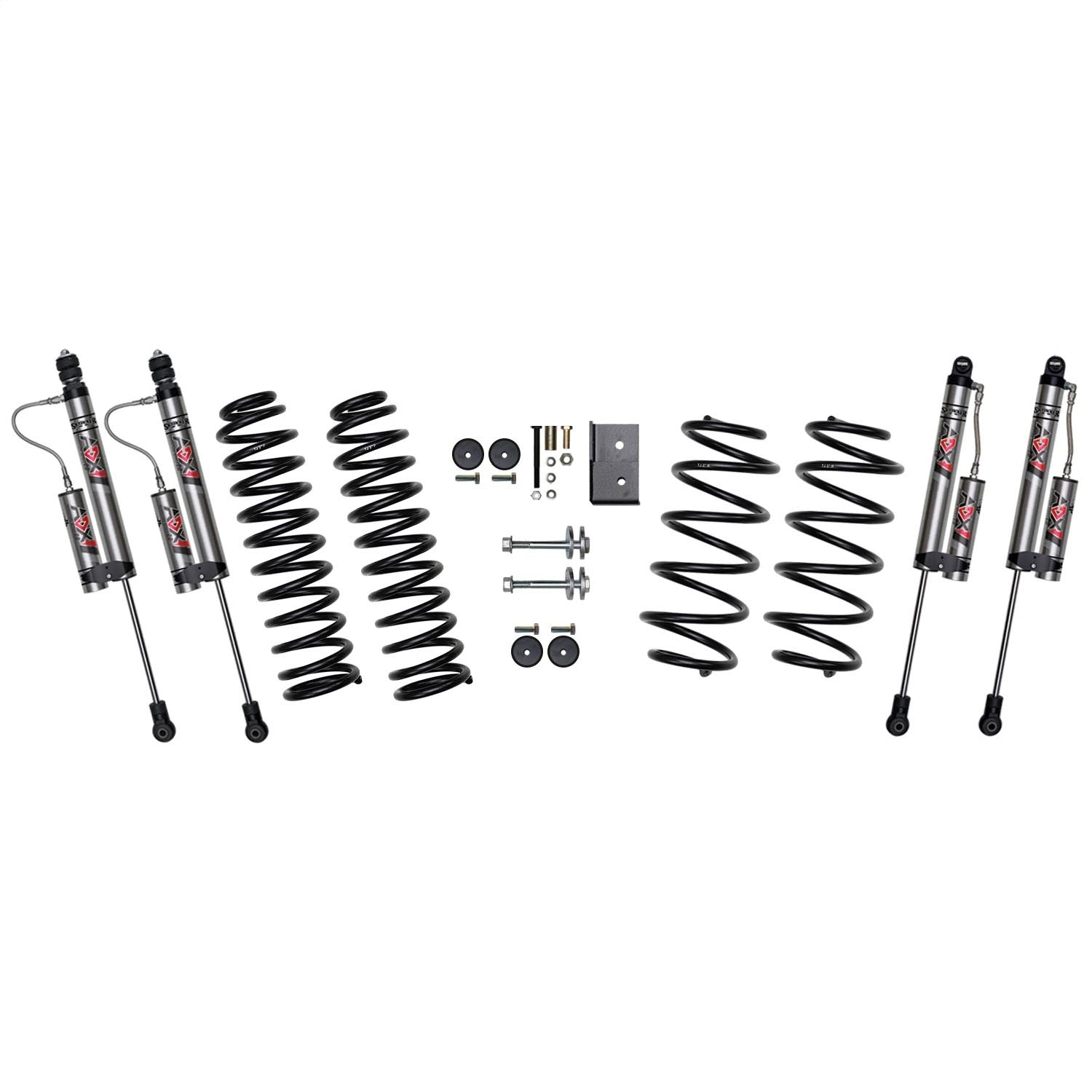 Skyjacker TJ30BKX 3 in. Suspension Lift System With ADX 2.0 Remote Reservoir Shocks. Skyjacker TJ30BKX