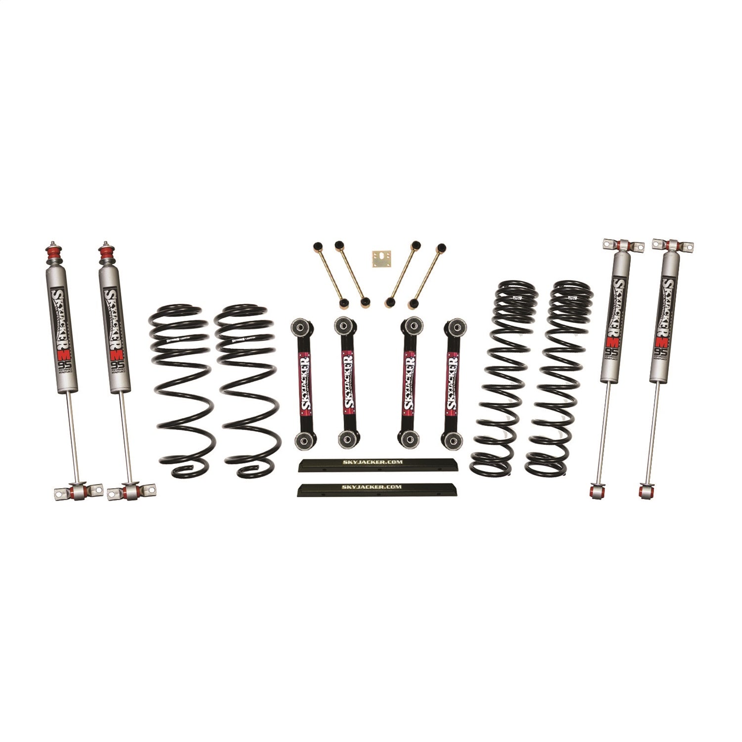 Skyjacker TJ401BPMLT Long Travel Series Suspension Lift Kit w/Shocks Skyjacker TJ401BPMLT