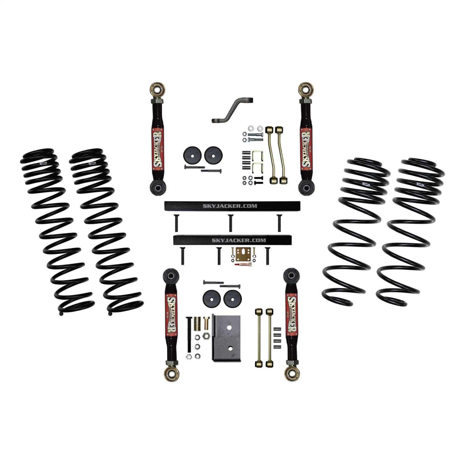 Skyjacker TJ403BLTX 4 in. Component Box With Dual Rate Long Travel Coil Springs. Skyjacker TJ403BLTX