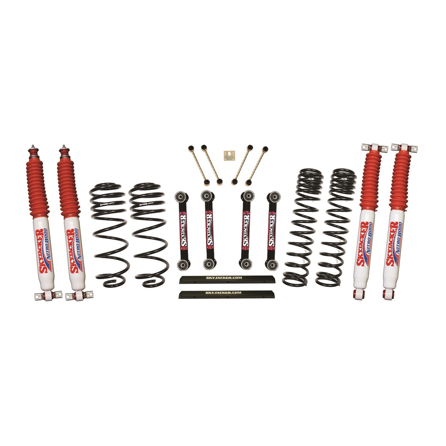 Skyjacker TJ403BPNLT Long Travel Series Suspension Lift Kit w/Shocks Skyjacker TJ403BPNLT