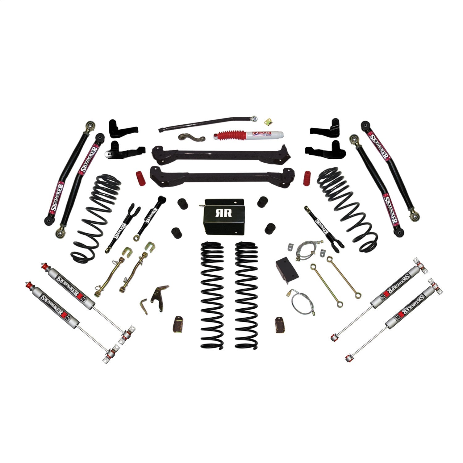 Skyjacker TJ60RR2LTK-M Long Arm Suspension Lift Kit w/ Shocks Skyjacker TJ60RR2LTK-M