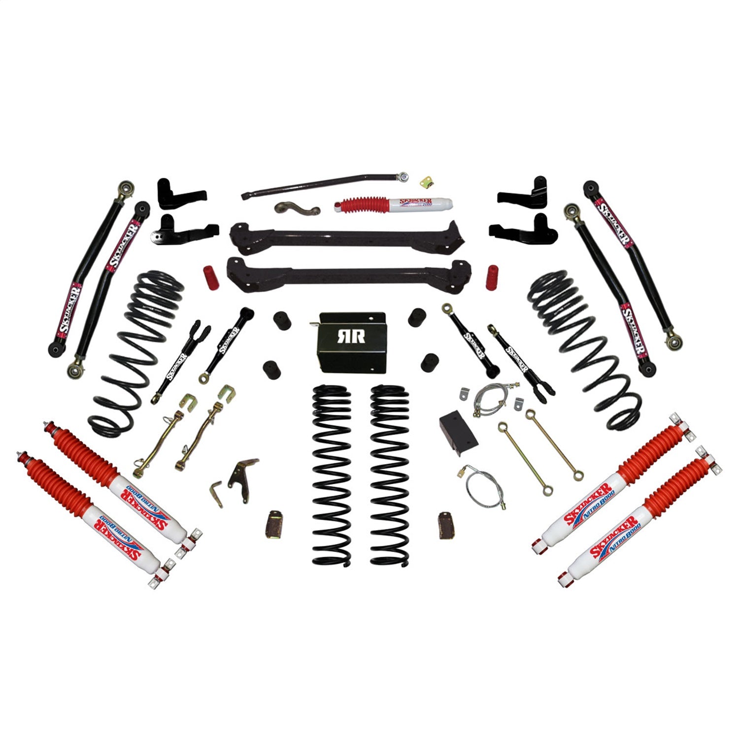 Skyjacker TJ60RR2LTK-N Long Arm Suspension Lift Kit w/ Shocks Skyjacker TJ60RR2LTK-N