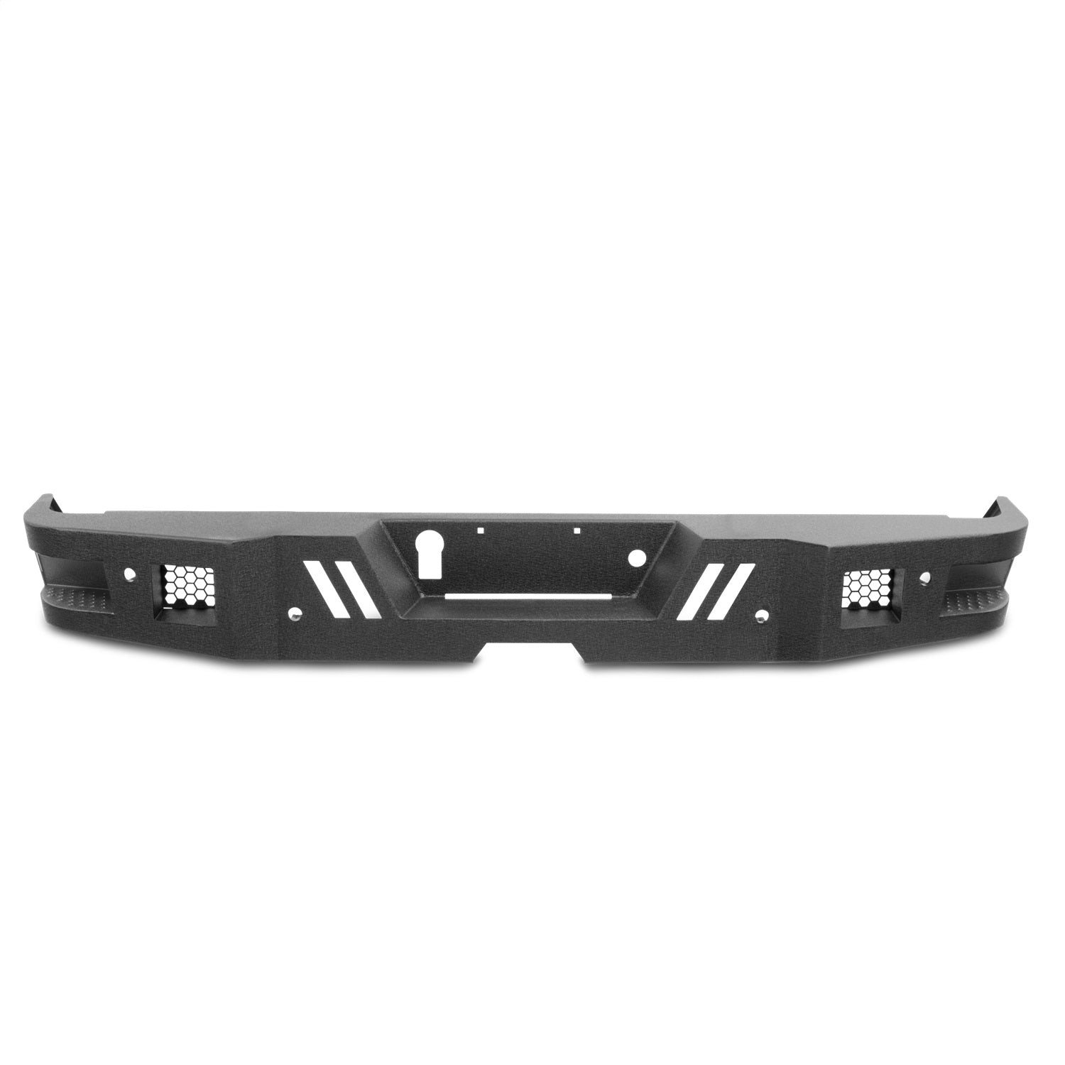 Body Armor TN-2962 ECO-Series Rear Bumper; 1/8 in. Steel Plate; Textured Black; Body Armor TN-2962