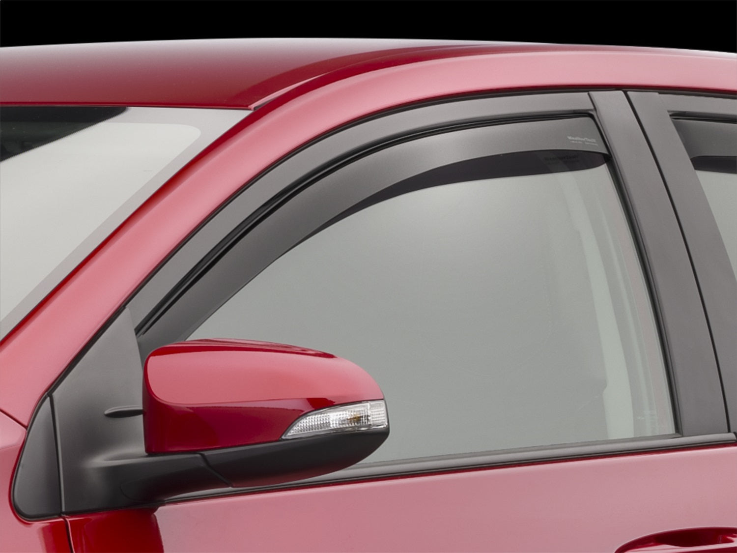 Weathertech 801045IM Side Window Deflector; Front; Dark Tint; Weathertech 801045IM