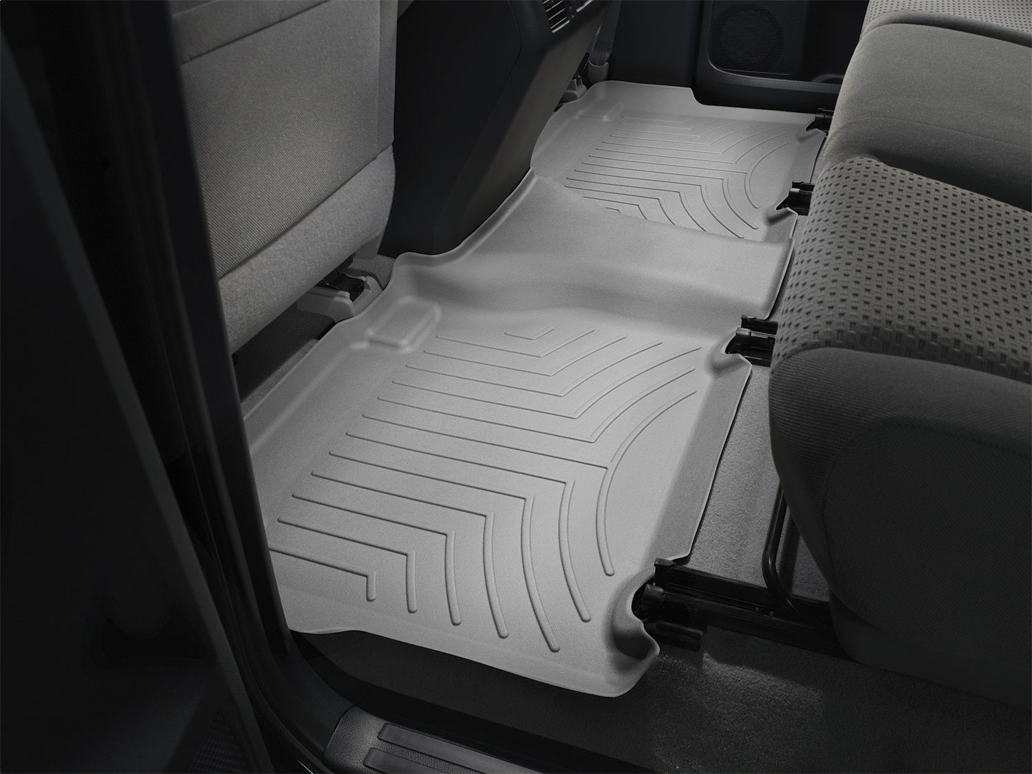 Weathertech 460933 FloorLiner™ DigitalFit®; Gray; Rear; Weathertech 460933