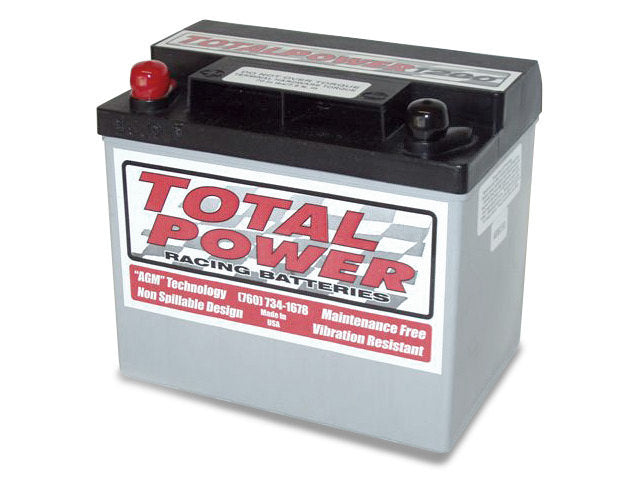 Total Power Racing Batteries TP1200 24lb Racing Battery 385 CCA 600CA Total Power Racing Batteries TP1200